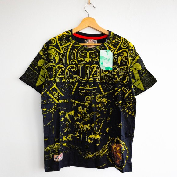 NWT Infinity Aztec Print Black Tee - Picture 1 of 6